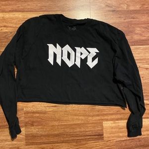 Long Sleeve Crop Top